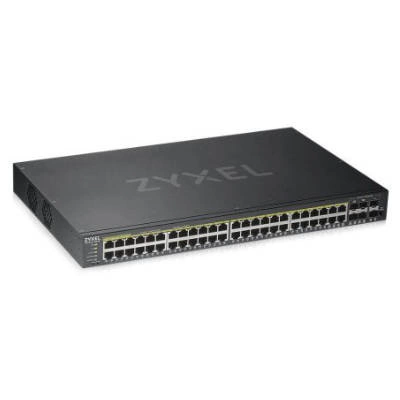 Kapcsoló Zyxel GS192048HPV2-EU0101F 44x RJ-45 10/100/1000 Mbps 4x RJ-45/SFP 2x SFP 375 W PoE+