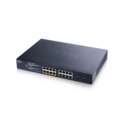 Kapcsoló Zyxel XMG1915-18EP-EU0101F 16x RJ-45 100/1000/2500 Mbps 2x SFP+ 180 W PoE++
