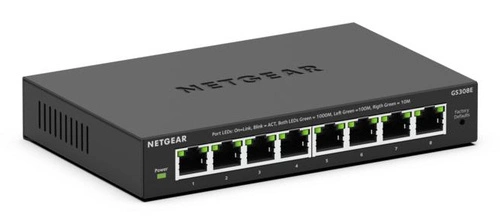 Kapcsoló Netgear GS308E-400EUS 8x 1Gb
