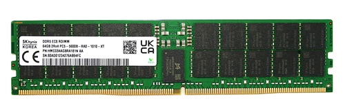 RAM memória 1x 64GB Hynix ECC REGISTERED DDR5 2Rx4 5600MHz PC5-44800 RDIMM | HMCG94AGBRA181N