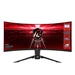 Monitor 34" ASRock Phantom Gaming PG34WQ15R2B 3440 x 1440 WQHD 165Hz képernyőmátrix VA