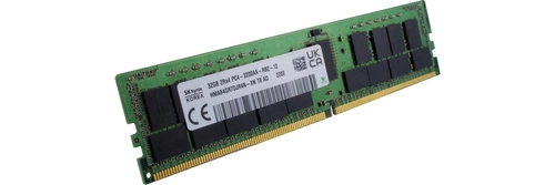 RAM memória 1x 32GB Hynix DDR4 2Rx4 3200MHz PC4-25600 ECC REGISTERED | HMA84GR7DJR4N-XN