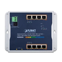 Kapcsoló Planet WGS-4215-8P2S 8x 1Gb 2x SFP 200 W PoE+