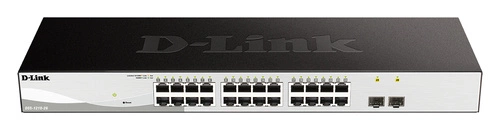 Kapcsoló D-Link DGS-1210-26 24x 1Gb 2x SFP