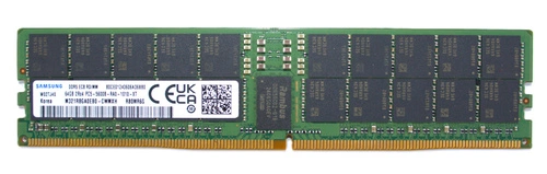 RAM memória 1x 64GB Samsung ECC REGISTERED DDR5 2Rx4 5600MHz PC5-44800 RDIMM | M321R8GA0EB0-CWM