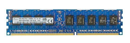 RAM memória 1x 8GB Hynix ECC REGISTERED DDR3  1866MHz PC3-14900 RDIMM | HMT41GR7AFR8C-RD