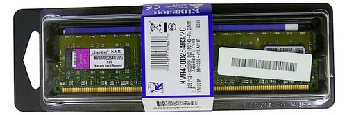 RAM memória 1x 2GB Kingston ECC REGISTERED DDR2  400MHz PC2-3200 RDIMM | KVR400D2S4R3/2G
