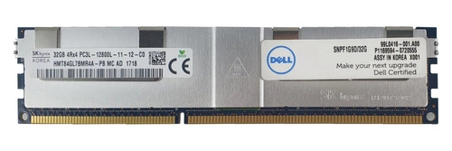 RAM memória 1x 32GB Hynix ECC LOAD REDUCED DDR3  1600MHz PC3-12800 LRDIMM | HMT84GL7BMR4A-PB