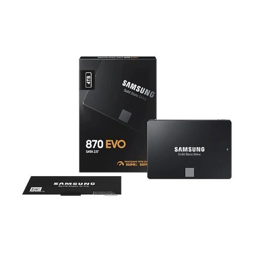 SSD Merevlemez Samsung 870 EVO 4TB 2.5'' SATA 6Gb/s TLC | MZ-77E4T0B/EU