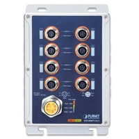 Kapcsoló Planet ISW-808PT-M12 120 W  PoE+