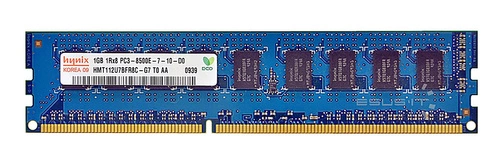 RAM memória 1x 1GB Hynix ECC UNBUFFERED DDR3 1Rx8 1066MHz PC3-8500 UDIMM | HMT112U7BFR8C-G7