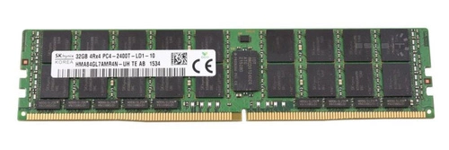 RAM memória 1x 32GB Hynix ECC LOAD REDUCED DDR4 4Rx4 2400MHz PC4-19200 LRDIMM | HMA84GL7AMR4N-UH