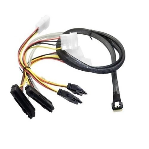 Kábel Broadcom 05-60005-00 1xSFF-8654 -2xSFF-8639 (U.2) - U.2 Enabled Cables