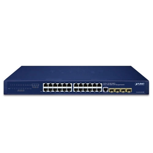 Kapcsoló Planet GS-4210-24T4S 20x 1Gb 4x RJ-45/SFP