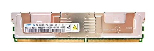 RAM memória 1x 4GB Samsung ECC FULLY BUFFERED DDR2 667MHz PC2-5300 FBDIMM | M395T5160QZ4-CE65