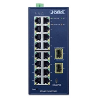 Kapcsoló Planet IGS-4215-16T2S 16x 1Gb 2x SFP