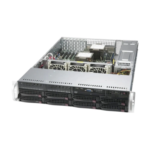 Szerver Platform Supermicro 2U 620P-TRT SYS-620P-TRT Intel x 2 DDR4 x 16 8 x 3.5" SATA/SAS PSU 1+0