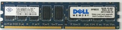 RAM memória 1x 2GB DELL PowerEdge & Precision Workstation DDR2 667MHz ECC UNBUFFERED DIMM | SNPF6802C/2G
