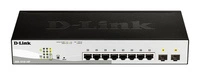 Kapcsoló D-Link DGS-1210-10P/E 8x 1Gb 2x SFP 65 W PoE+