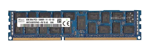 RAM memória 1x 8GB Hynix ECC REGISTERED DDR3 2Rx4 1600MHz PC3-12800 RDIMM | HMT31GR7EFR4C-PB