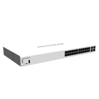 Kapcsoló Netgear GC728XP-100EUS 24x 10/100/1000 2x SFP | 2x SFP+ 390 W PoE+