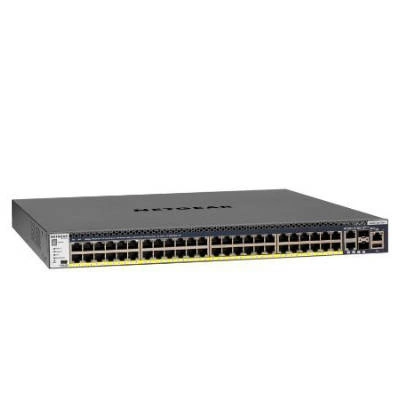 Kapcsoló Netgear GSM4352PA-100NES 48x 10/100/1000 | 2x10/100/1000/10000 2x SFP+ 480 W PoE+