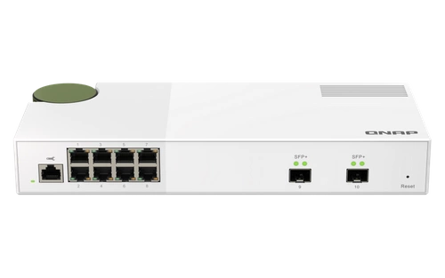 Kapcsoló QNAP QSW-M2108-2S 8x 2.5Gb 2x SFP+