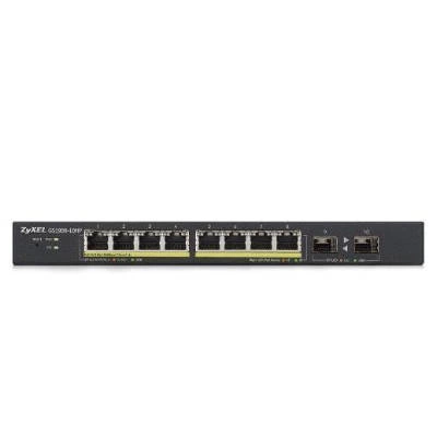 Kapcsoló Zyxel GS1900-10HP-EU0101F 8x RJ-45 10/100/1000 Mbps 2x SFP 96 W PoE