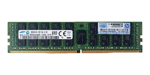 RAM memória 1x 32GB Samsung ECC REGISTERED DDR4  2133MHz PC4-17000 RDIMM | M393A4K40BB0-CPB