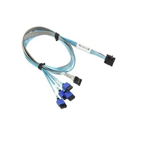 Kábel Supermicro Mini SAS HD | 4 SATA, 0.6m | CBL-SAST-0948