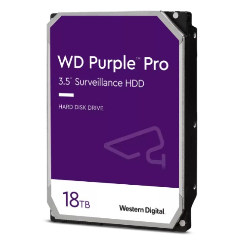 Merevlemez Western Digital  PURPLE PRO 3.5'' HDD 18TB 7200RPM SATA 6Gb/s 512MB | WD181PURP