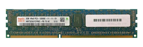 RAM memória 1x 2GB Hynix ECC UNBUFFERED DDR3  1600MHz PC3-12800 UDIMM | HMT325U7CFR8C-PB