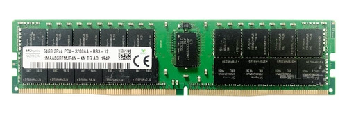 RAM memória 1x 64GB Hynix ECC REGISTERED DDR4 2Rx4 3200MHz PC4-25600 RDIMM | HMAA8GR7MJR4N-XN