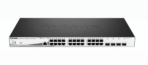 Kapcsoló D-Link DGS-1210-28MP/E 24x 1Gb 4x RJ-45/SFP 370 W PoE+