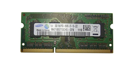 RAM memória 1x 2GB Samsung SO-DIMM DDR3 1333MHz PC3-10600 | M471B5773CHS-CF8