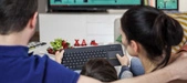 Vezeték nélküli billentyűzet Logitech K400 Plus Tv QWERTZ