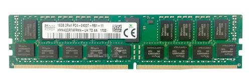 RAM memória 1x 16GB Hynix ECC REGISTERED DDR4 2Rx4 2400MHz PC4-19200 RDIMM | HMA42GR7AFR4N-UH