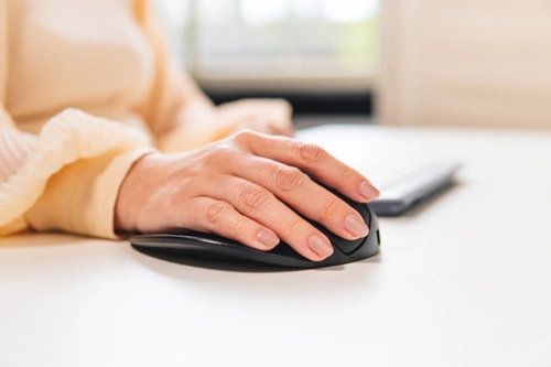 Vezeték nélküli egér Bakker Elkuizen HandshoeMouse Wireless BNEP210LW