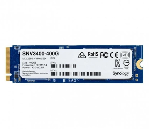 SSD Merevlemez NAS Synology 400GB M.2 2280 NVMe új | SNV3400-400G