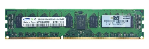RAM memória 1x 2GB Samsung ECC REGISTERED DDR3 2Rx8 1333MHz PC3-10600 RDIMM | M393B5673FH0-CH9