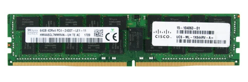 RAM memória 1x 64GB Hynix ECC LOAD REDUCED DDR4 4DRx4 2400MHz PC4-19200 LRDIMM | HMAA8GL7MMR4N-UH