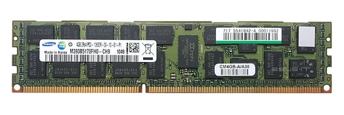 RAM memória 1x 4GB Samsung ECC REGISTERED DDR3  1333MHz PC3-10600 RDIMM | M393B5170FH0-CH9