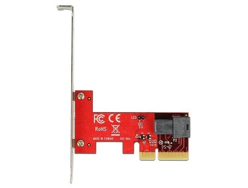 Delock Kártya PCI Express x4 1x SFF-8643 NVMe - low profile | 889535
