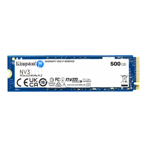 SSD Merevlemez Kingston NV3 500GB M.2 NVMe 4.0 | SNV3S/500G