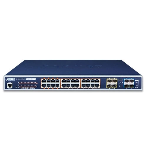 Kapcsoló Planet GS-5220-24UPL4XR 20x 1Gb 4x SFP 600 W PoE++