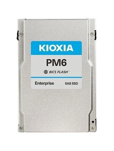 SSD Merevlemez Kioxia PM6-R 15.36TB 2,5'' SAS 24Gb/s TLC | KPM61RUG15T3