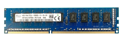RAM memória 1x 4GB Hynix ECC UNBUFFERED DDR3  1600MHz PC3-12800 UDIMM | HMT451U7DFR8A-PB