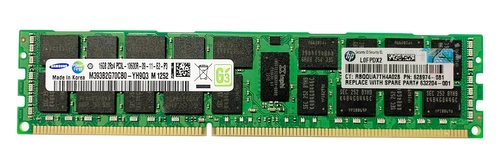 RAM memória 1x 16GB Samsung ECC REGISTERED DDR3 2Rx4 1333MHz PC3-10600 RDIMM | M393B2G70CB0-YH9