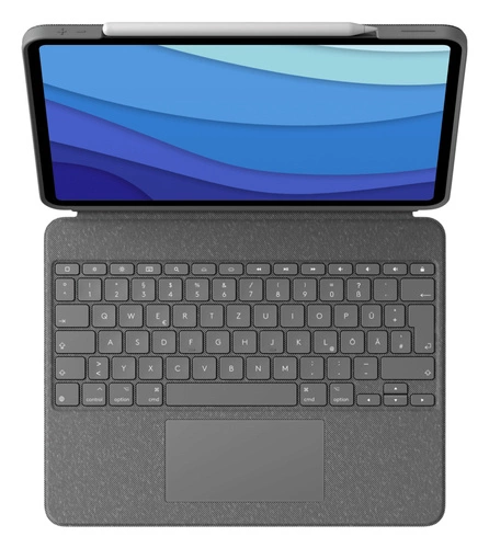 Wired billentyűzet Logitech Combo Touch QWERTZ