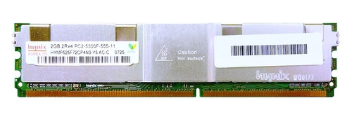 RAM memória 1x 2GB Hynix ECC FULLY BUFFERED DDR2 667MHz PC2-5300 FBDIMM | HYMP525F72CP4N3-Y5